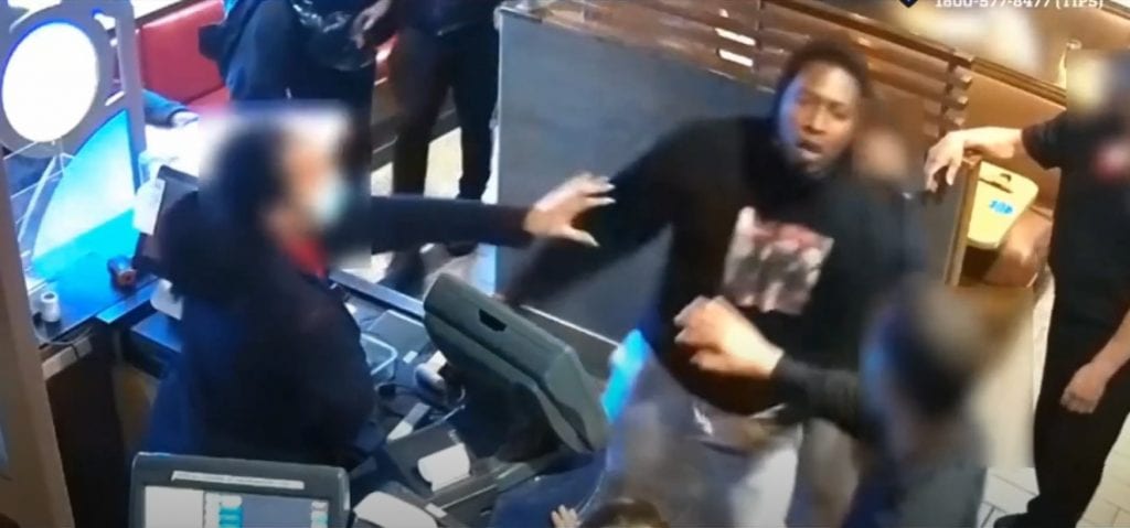 Black Man Slashes Worker in IHOP