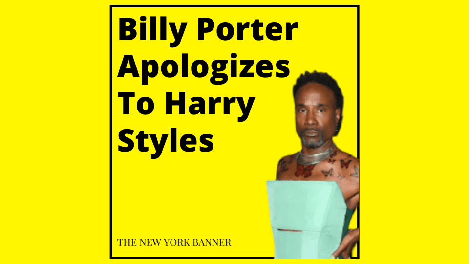 Billy Porter Apologizes To Harry Styles