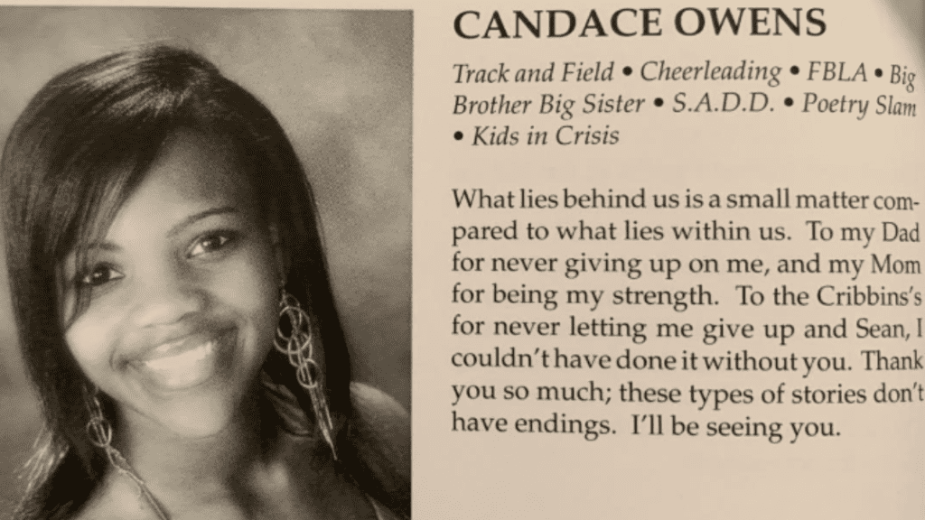 Candace Owens' High School Yearbook