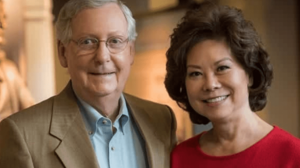 Mitch McConnell and wife Elaine Chao