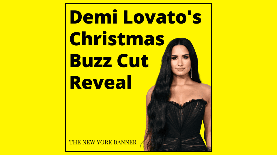 Demi Lovato's Christmas Buzz Cut Reveal
