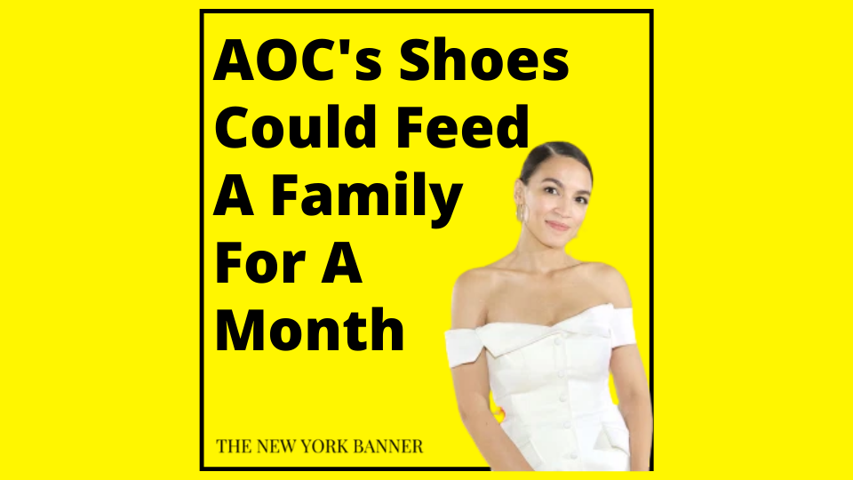 AOC's 2021 Met Gala Shoe Cost Could Sustain A Family for a Month